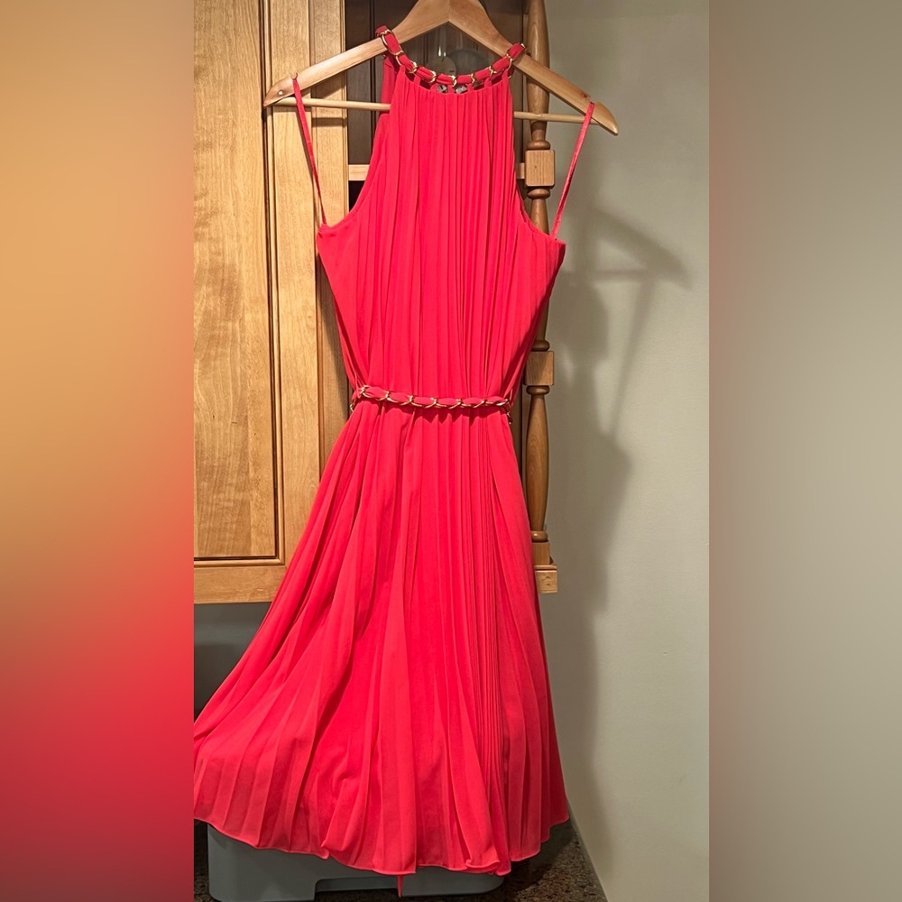 Strawberry red dress